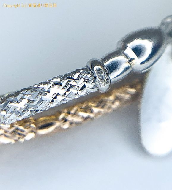 K18 18金スリーカラー ワイヤー ブレスレット バングル 5.0g 【 TM2007117 】のオプション紹介画像(5) K18 18金スリーカラー ワイヤー ブレスレット バングル 5.0g 【 TM2007117 】のオプション紹介画像(5)