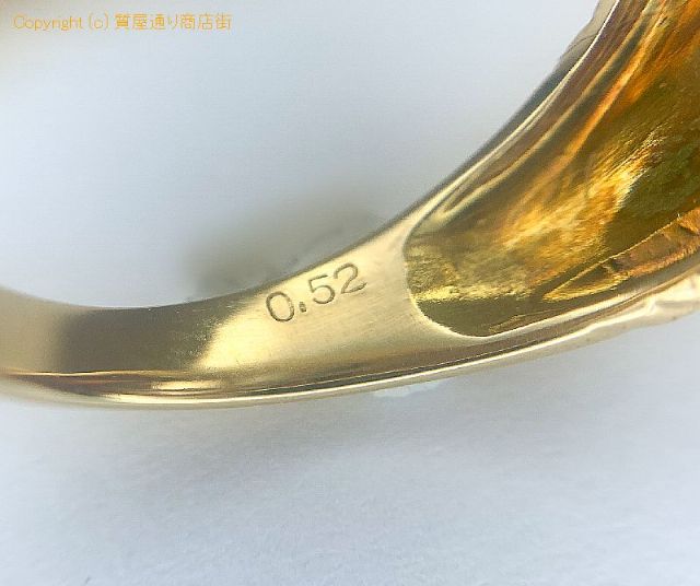 K18 18金イエローゴールド ダイヤモンド リング 指輪 12号 【 TM1907033 】のオプション紹介画像(3) K18 18金イエローゴールド ダイヤモンド リング 指輪 12号 【 TM1907033 】のオプション紹介画像(3)