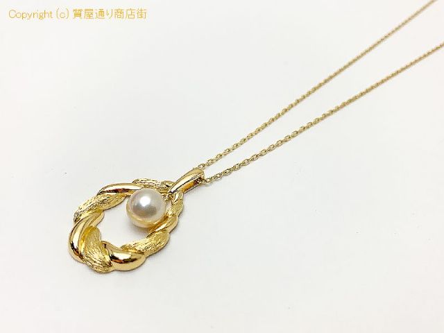 ミキモト MIKIMOTO ミキモト K18YG 18金イエローゴールド アコヤパール ネックレス 7.3mm 6.2g 【 TM2008032 】のオプション紹介画像(1) ミキモト MIKIMOTO ミキモト K18YG 18金イエローゴールド アコヤパール ネックレス 7.3mm 6.2g 【 TM2008032 】のオプション紹介画像(1)
