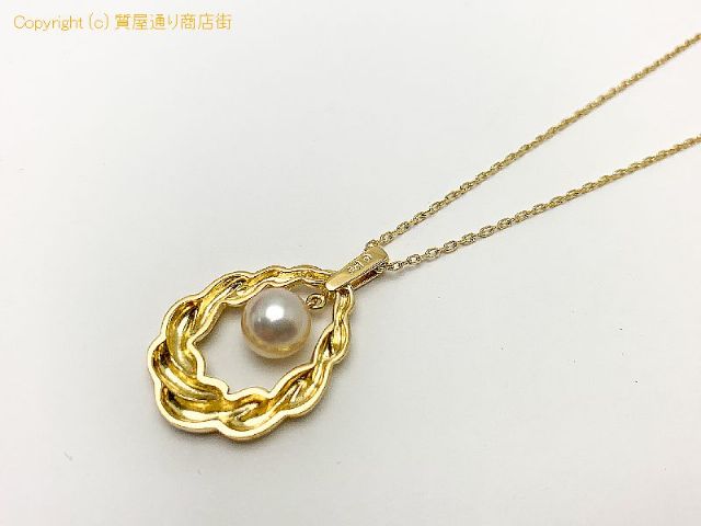 ミキモト MIKIMOTO ミキモト K18YG 18金イエローゴールド アコヤパール ネックレス 7.3mm 6.2g 【 TM2008032 】のオプション紹介画像(2) ミキモト MIKIMOTO ミキモト K18YG 18金イエローゴールド アコヤパール ネックレス 7.3mm 6.2g 【 TM2008032 】のオプション紹介画像(2)