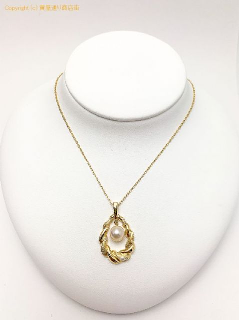 ミキモト MIKIMOTO ミキモト K18YG 18金イエローゴールド アコヤパール ネックレス 7.3mm 6.2g 【 TM2008032 】のオプション紹介画像(5) ミキモト MIKIMOTO ミキモト K18YG 18金イエローゴールド アコヤパール ネックレス 7.3mm 6.2g 【 TM2008032 】のオプション紹介画像(5)