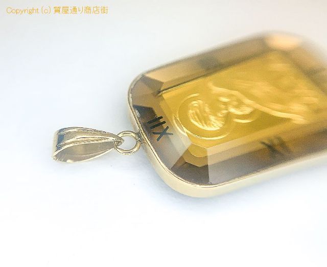 K24 K18 24金 18金イエローゴールド マリア インゴット ペンダント チャーム 5.1g 【 TM2008097 】のオプション紹介画像(4) K24 K18 24金 18金イエローゴールド マリア インゴット ペンダント チャーム 5.1g 【 TM2008097 】のオプション紹介画像(4)