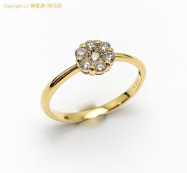 K18 18金イエローゴールド ダイヤモンド リング D0.20ct 指輪 10号 【 TM2008189 】のオプション紹介画像(2) K18 18金イエローゴールド ダイヤモンド リング D0.20ct 指輪 10号 【 TM2008189 】のオプション紹介画像(2)