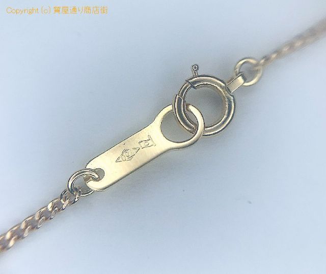 K18 18金イエローゴールド ブルーサファイア ダイヤモンド ネックレス 40cm 3.8g 【 TM2009124 】のオプション紹介画像(3) K18 18金イエローゴールド ブルーサファイア ダイヤモンド ネックレス 40cm 3.8g 【 TM2009124 】のオプション紹介画像(3)