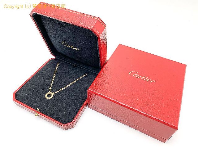 カルティエ CARTIER カルティエ 750 YG 18金イエローゴールド ラブサークル ダイヤ ネックレス ダブルチェーン LOVE 【 TM2009179 】のオプション紹介画像(5) カルティエ CARTIER カルティエ 750 YG 18金イエローゴールド ラブサークル ダイヤ ネックレス ダブルチェーン LOVE 【 TM2009179 】のオプション紹介画像(5)