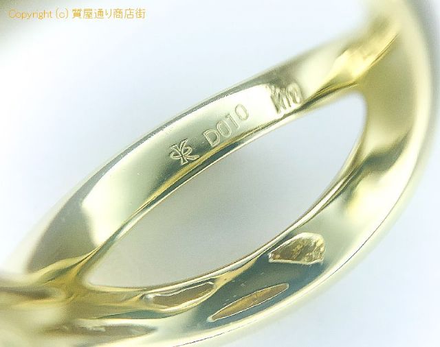 CARATI カラチ K18 18金イエローゴールド ダイヤモンド ピンキー リング 指輪 4.5号 【 TM2010049 】のオプション紹介画像(3) CARATI カラチ K18 18金イエローゴールド ダイヤモンド ピンキー リング 指輪 4.5号 【 TM2010049 】のオプション紹介画像(3)