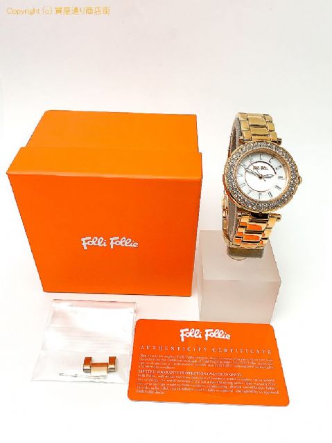 Folli Follie フォリフォリ ラインストーン FF-WF1B09 レディース 腕時計 QZ 電池式 【 TM2012016 】のオプション紹介画像(5) Folli Follie フォリフォリ ラインストーン FF-WF1B09 レディース 腕時計 QZ 電池式 【 TM2012016 】のオプション紹介画像(5)