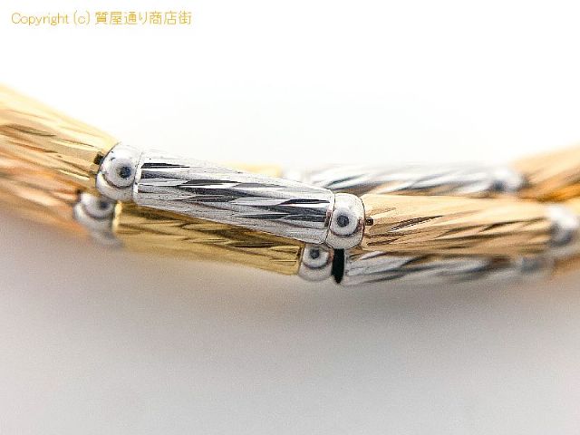 K18 18金スリーカラーゴールド ブレスレット バングル 17.6g 【 TM2012090 】のオプション紹介画像(3) K18 18金スリーカラーゴールド ブレスレット バングル 17.6g 【 TM2012090 】のオプション紹介画像(3)