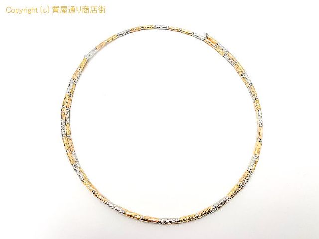 K18 18金スリーカラーゴールド ブレスレット バングル 17.6g 【 TM2012090 】のオプション紹介画像(5) K18 18金スリーカラーゴールド ブレスレット バングル 17.6g 【 TM2012090 】のオプション紹介画像(5)