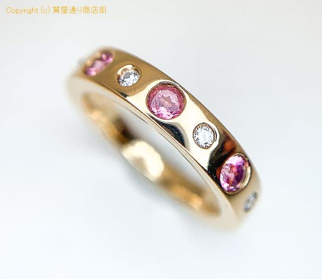 4℃ 4℃ ヨンドシー K18 18金ピンクゴールド トルマリン ダイヤモンド リング 指輪 6号 【 TM2012136 】のオプション紹介画像(4) 4℃ 4℃ ヨンドシー K18 18金ピンクゴールド トルマリン ダイヤモンド リング 指輪 6号 【 TM2012136 】のオプション紹介画像(4)