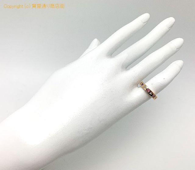 4℃ 4℃ ヨンドシー K18 18金ピンクゴールド トルマリン ダイヤモンド リング 指輪 6号 【 TM2012136 】のオプション紹介画像(5) 4℃ 4℃ ヨンドシー K18 18金ピンクゴールド トルマリン ダイヤモンド リング 指輪 6号 【 TM2012136 】のオプション紹介画像(5)