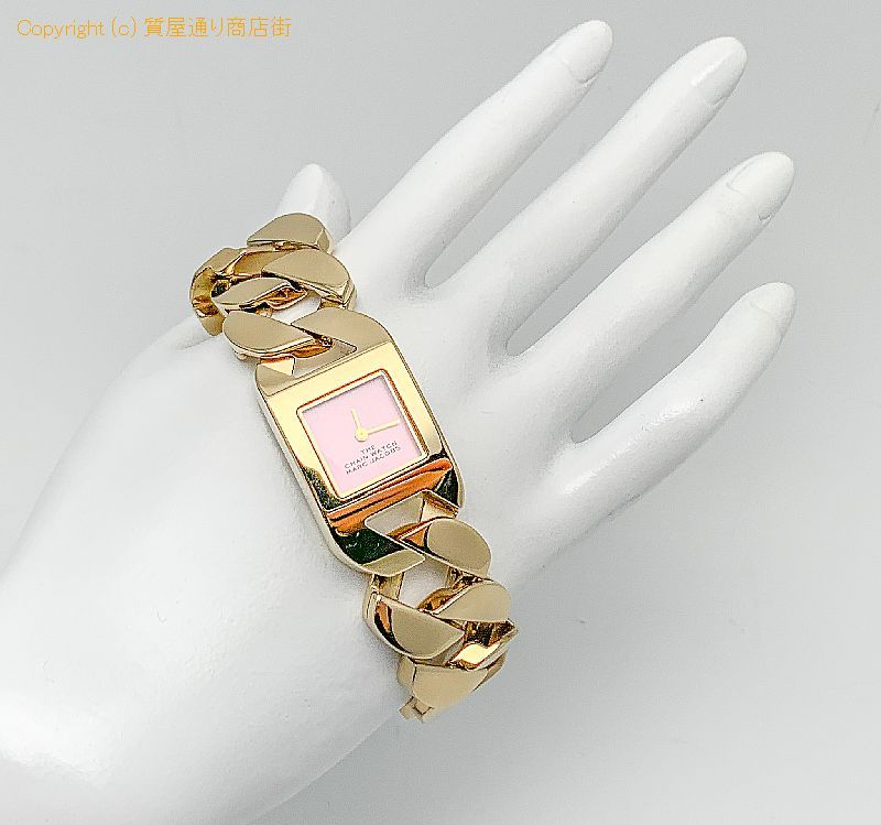 Marc Jacobs マークジェイコブス The Chain Watch チェーンウォッチ Mj レディース 腕時計 Qz 電池式 質屋通り商店街 78 St Marc Jacobs マークジェイコブス The Chain Watch チェーンウォッチ Mj レディース 腕時計 Qz 電池式 質屋通り商店街 78 St