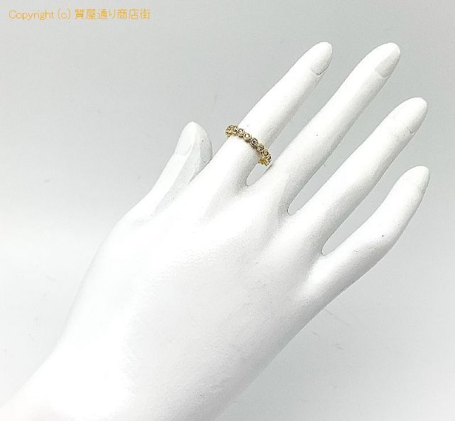 スタージュエリー STAR JEWELRY スタージュエリー K18 18金イエローゴールド 透明石 エタニティ リング 指輪 8号 【 TM2012134 】のオプション紹介画像(5) スタージュエリー STAR JEWELRY スタージュエリー K18 18金イエローゴールド 透明石 エタニティ リング 指輪 8号 【 TM2012134 】のオプション紹介画像(5)