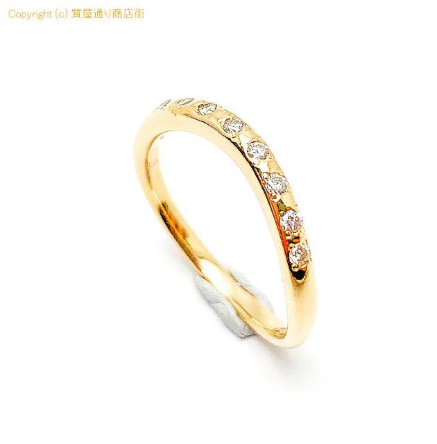 K18 18金イエローゴールド ダイヤモンド リング 指輪 D0.13ct 12号 【 TM2101064 】のオプション紹介画像(2) K18 18金イエローゴールド ダイヤモンド リング 指輪 D0.13ct 12号 【 TM2101064 】のオプション紹介画像(2)