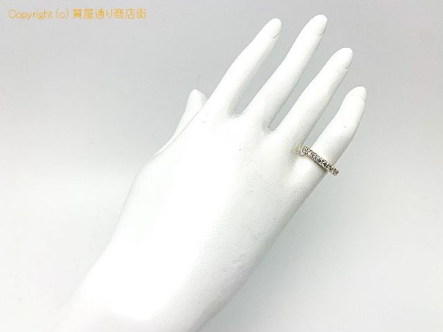 K18 18金イエローゴールド ダイヤモンド ハーフエタニティ リング 指輪 D0.86ct 7号 【 TM2101034 】のオプション紹介画像(5) K18 18金イエローゴールド ダイヤモンド ハーフエタニティ リング 指輪 D0.86ct 7号 【 TM2101034 】のオプション紹介画像(5)