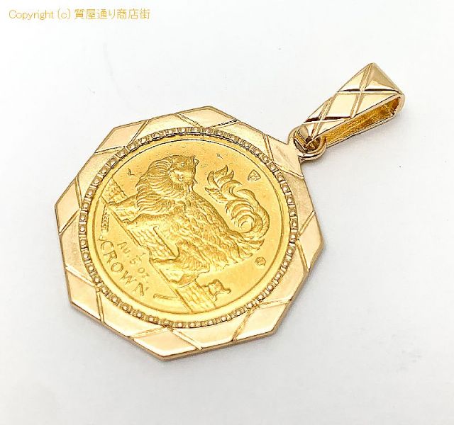 K24 K18 24金 18金イエローゴールド エリザベス2世 1993 マン島キャット 1/5oz 純金 コイン ペンダント チャーム 【 TM2102121 】のオプション紹介画像(2) K24 K18 24金 18金イエローゴールド エリザベス2世 1993 マン島キャット 1/5oz 純金 コイン ペンダント チャーム 【 TM2102121 】のオプション紹介画像(2)