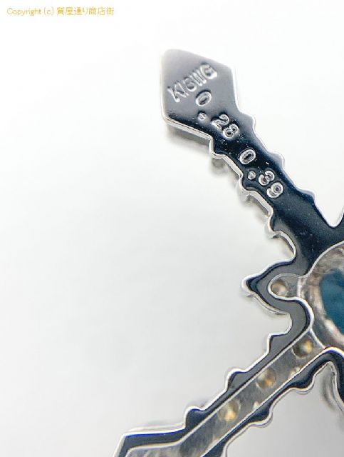 K18WG 18金ホワイトゴールド アレキサンドライト ダイヤモンド クロス ペンダント チャーム 証明書付き 【 TM2103137 】のオプション紹介画像(2) K18WG 18金ホワイトゴールド アレキサンドライト ダイヤモンド クロス ペンダント チャーム 証明書付き 【 TM2103137 】のオプション紹介画像(2)