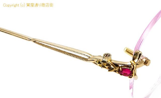 京セラ CRESCENT VERT クレサンベール CV-45 K18Dec 一部18金 メガネ 眼鏡 フレーム 合成ルビー 【 TM2103015 】のオプション紹介画像(1) 京セラ CRESCENT VERT クレサンベール CV-45 K18Dec 一部18金 メガネ 眼鏡 フレーム 合成ルビー 【 TM2103015 】のオプション紹介画像(1)