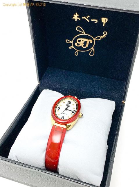 BEKKO べっ甲 鼈甲 ダイヤモンド レディース 腕時計 クオーツ 電池式 長崎 ※べっ甲:着色処理 【 TM2103204 】のオプション紹介画像(3) BEKKO べっ甲 鼈甲 ダイヤモンド レディース 腕時計 クオーツ 電池式 長崎 ※べっ甲:着色処理 【 TM2103204 】のオプション紹介画像(3)