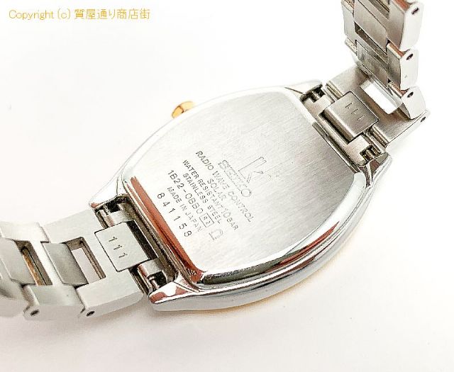 セイコー SEIKO セイコー LUKIA ルキア 1B22-0BB0 レディース 腕時計 ソーラー 電波時計 【 TM2104058 】のオプション紹介画像(4) セイコー SEIKO セイコー LUKIA ルキア 1B22-0BB0 レディース 腕時計 ソーラー 電波時計 【 TM2104058 】のオプション紹介画像(4)