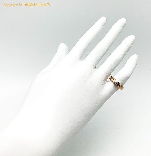 K18PG 18金ピンクゴールド ダイヤモンド ピンキー リング 指輪 ダイヤ0.20ct 6号 鑑別書付き 【 TM2105015 】のオプション紹介画像(4) K18PG 18金ピンクゴールド ダイヤモンド ピンキー リング 指輪 ダイヤ0.20ct 6号 鑑別書付き 【 TM2105015 】のオプション紹介画像(4)