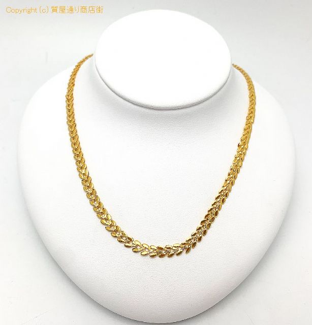 K24 純金 デザイン ネックレス チェーン NC 約43cm 約11.4g 【 TM2105072 】のオプション紹介画像(4) K24 純金 デザイン ネックレス チェーン NC 約43cm 約11.4g 【 TM2105072 】のオプション紹介画像(4)