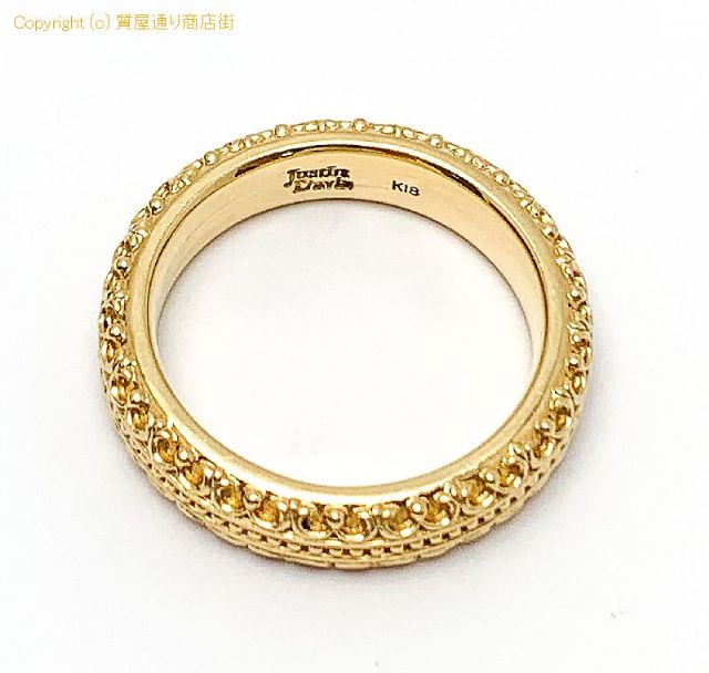 Justin Davis ジャスティンデイビス K18 18金イエローゴールド メンズ リング 指輪 19号 【 TM2105148 】のオプション紹介画像(3) Justin Davis ジャスティンデイビス K18 18金イエローゴールド メンズ リング 指輪 19号 【 TM2105148 】のオプション紹介画像(3)
