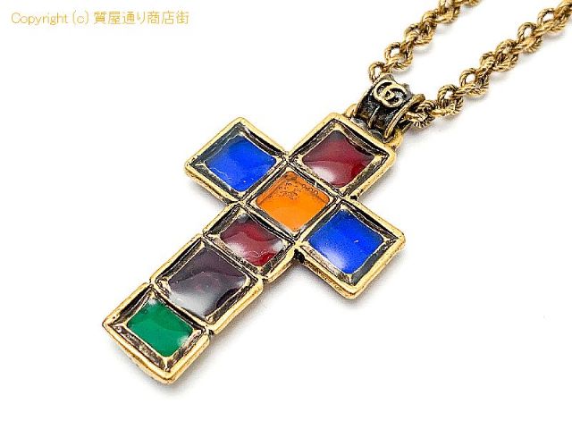 グッチ GUCCI グッチ ゴールドカラー クロス ネックレス アクセサリー 【 TM2106056 】のオプション紹介画像(1) グッチ GUCCI グッチ ゴールドカラー クロス ネックレス アクセサリー 【 TM2106056 】のオプション紹介画像(1)