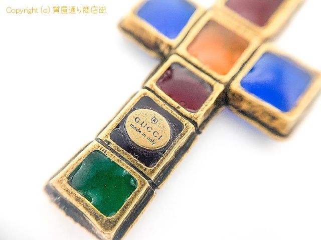 グッチ GUCCI グッチ ゴールドカラー クロス ネックレス アクセサリー 【 TM2106056 】のオプション紹介画像(3) グッチ GUCCI グッチ ゴールドカラー クロス ネックレス アクセサリー 【 TM2106056 】のオプション紹介画像(3)