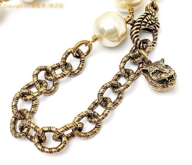 グッチ GUCCI グッチ ゴールドカラー ダブルGロゴ マルチカラー フェイクパール ネックレス アクセサリー 【 TM2106117 】のオプション紹介画像(4) グッチ GUCCI グッチ ゴールドカラー ダブルGロゴ マルチカラー フェイクパール ネックレス アクセサリー 【 TM2106117 】のオプション紹介画像(4)