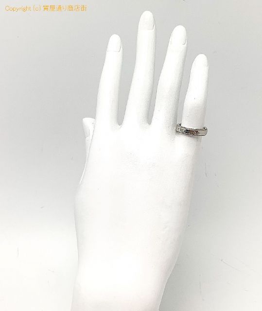 ティファニー TIFFANY ティファニー PT950 プラチナ ミルグレイン エッヂバンド リング 指輪 7.5号 アクセサリー 【 TM2106123 】のオプション紹介画像(5) ティファニー TIFFANY ティファニー PT950 プラチナ ミルグレイン エッヂバンド リング 指輪 7.5号 アクセサリー 【 TM2106123 】のオプション紹介画像(5)