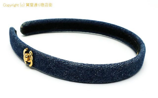 シャネル シャネル デニム カチューシャ ターンロック ココマーク 【 TM2107022 】のオプション紹介画像(5) シャネル シャネル デニム カチューシャ ターンロック ココマーク 【 TM2107022 】のオプション紹介画像(5)