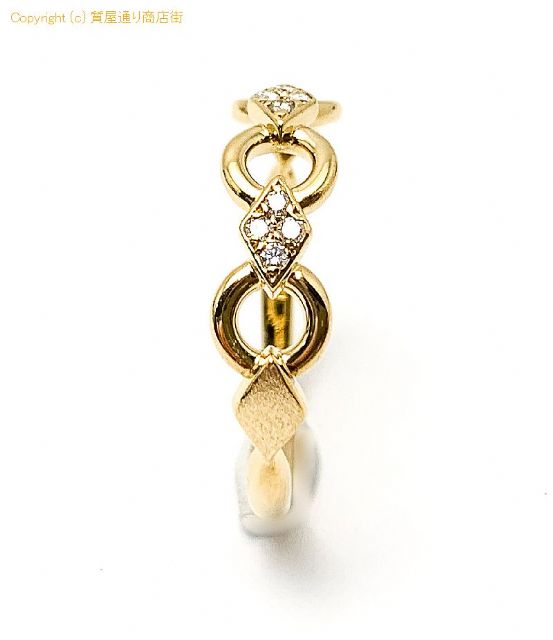 DIOR ディオール 750 18金イエローゴールド ダイヤ リング 指輪 14号 アクセサリー 【 TM2107053 】のオプション紹介画像(1) DIOR ディオール 750 18金イエローゴールド ダイヤ リング 指輪 14号 アクセサリー 【 TM2107053 】のオプション紹介画像(1)