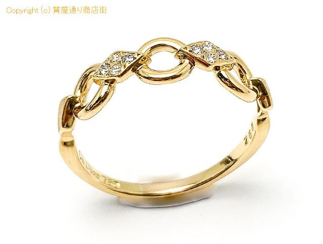 DIOR ディオール 750 18金イエローゴールド ダイヤ リング 指輪 14号 アクセサリー 【 TM2107053 】のオプション紹介画像(2) DIOR ディオール 750 18金イエローゴールド ダイヤ リング 指輪 14号 アクセサリー 【 TM2107053 】のオプション紹介画像(2)