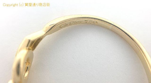 DIOR ディオール 750 18金イエローゴールド ダイヤ リング 指輪 14号 アクセサリー 【 TM2107053 】のオプション紹介画像(3) DIOR ディオール 750 18金イエローゴールド ダイヤ リング 指輪 14号 アクセサリー 【 TM2107053 】のオプション紹介画像(3)