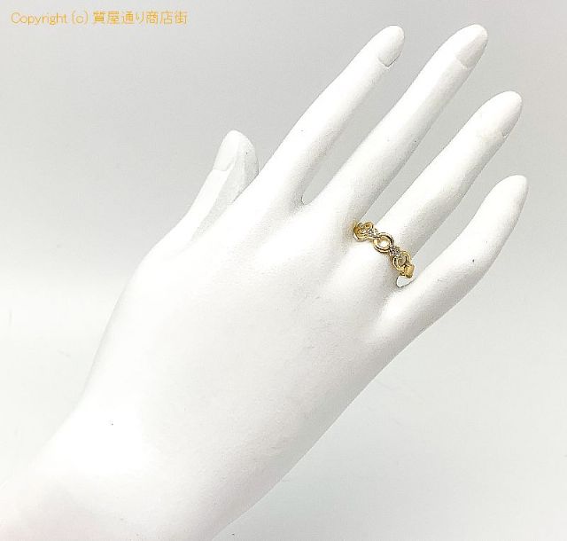 DIOR ディオール 750 18金イエローゴールド ダイヤ リング 指輪 14号 アクセサリー 【 TM2107053 】のオプション紹介画像(5) DIOR ディオール 750 18金イエローゴールド ダイヤ リング 指輪 14号 アクセサリー 【 TM2107053 】のオプション紹介画像(5)