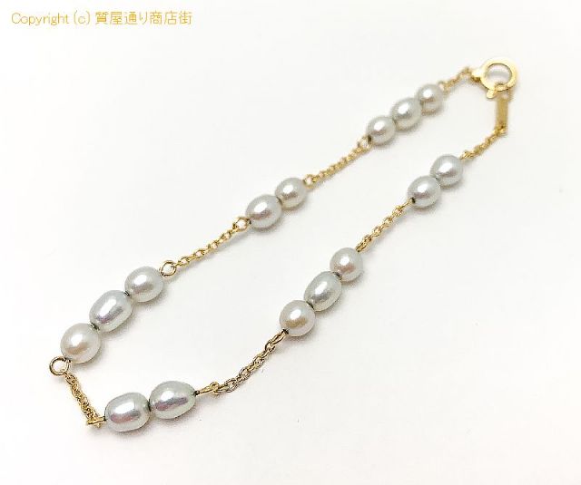 田崎真珠 TASAKI 田崎 タサキ K18 18金イエローゴールド パール 真珠 ブレスレット アクセサリー 【 TM2107075 】のオプション紹介画像(4) 田崎真珠 TASAKI 田崎 タサキ K18 18金イエローゴールド パール 真珠 ブレスレット アクセサリー 【 TM2107075 】のオプション紹介画像(4)