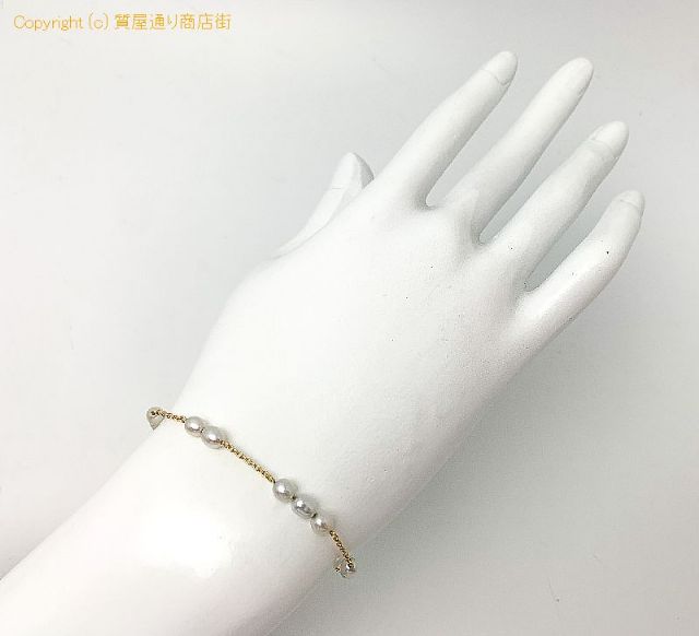田崎真珠 TASAKI 田崎 タサキ K18 18金イエローゴールド パール 真珠 ブレスレット アクセサリー 【 TM2107075 】のオプション紹介画像(5) 田崎真珠 TASAKI 田崎 タサキ K18 18金イエローゴールド パール 真珠 ブレスレット アクセサリー 【 TM2107075 】のオプション紹介画像(5)