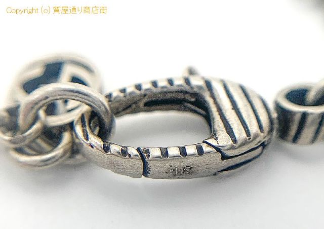 グッチ GUCCI グッチ SV925 シルバー エングレービング ハート エイジング フィニッシュ ブレスレット サイズ16 アクセサリー 【 TM2107074 】のオプション紹介画像(4) グッチ GUCCI グッチ SV925 シルバー エングレービング ハート エイジング フィニッシュ ブレスレット サイズ16 アクセサリー 【 TM2107074 】のオプション紹介画像(4)