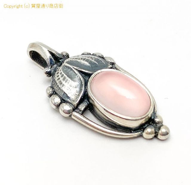 GEORG JENSEN ジョージジェンセン SV925 シルバー ローズクオーツ イヤーペンダント ペントップ 2003年 アクセサリー 【 TM2109088 】のオプション紹介画像(2) GEORG JENSEN ジョージジェンセン SV925 シルバー ローズクオーツ イヤーペンダント ペントップ 2003年 アクセサリー 【 TM2109088 】のオプション紹介画像(2)