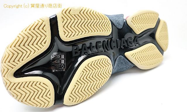 グッチ/バレンシアガ GUCCI x  BALENCIAGA グッチ バレンシアガ コラボコレクション Triple S トリプルS スニーカー 靴 24.5cm 【 TM2112034 】のオプション紹介画像(3)