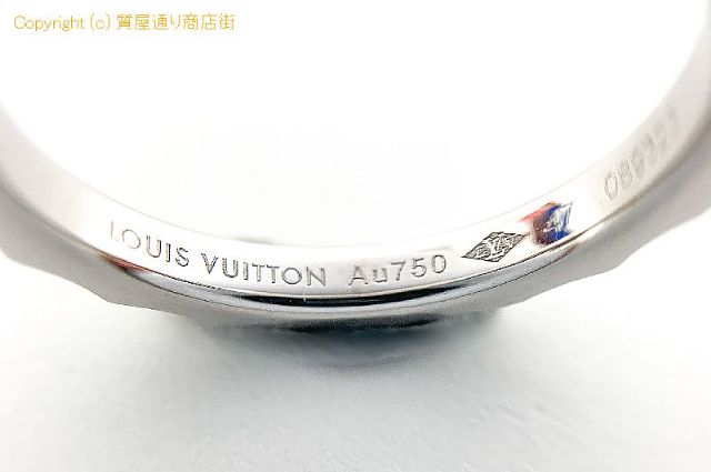LOUIS VUITTON ルイヴィトン 750 18金ホワイトゴールド アリアンス モノグラムアンフィニ ダイヤ リング 指輪 サイズ47 アクセサリー 【 TM2112073 】のオプション紹介画像(3)