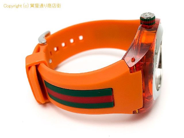 グッチ GUCCI グッチ SYNC シンク 137.1 オレンジ メンズ 腕時計 クオーツ QZ 電池式 【 TM2201038 】のオプション紹介画像(2)