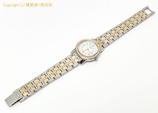 HERMES エルメス キャリック ステンレス コンビ レディース 腕時計 クオーツ QZ 電池式 【 TM2201151 】のオプション紹介画像(4) HERMES エルメス キャリック ステンレス コンビ レディース 腕時計 クオーツ QZ 電池式 【 TM2201151 】のオプション紹介画像(4)