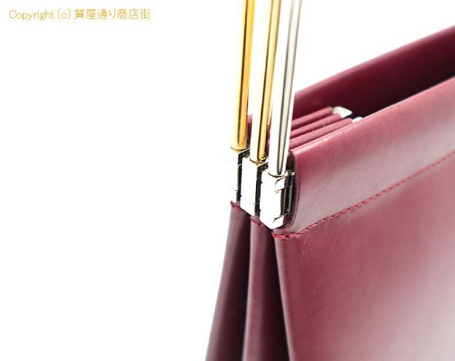 カルティエ CARTIER カルティエ トリニティ スリーカラー メタルハンドル ボルドー ハンドバック 【 TM2202110 】のオプション紹介画像(1) カルティエ CARTIER カルティエ トリニティ スリーカラー メタルハンドル ボルドー ハンドバック 【 TM2202110 】のオプション紹介画像(1)