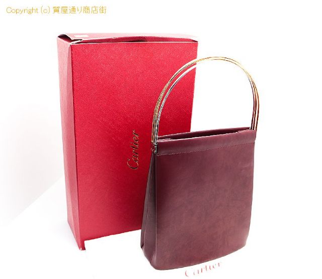 カルティエ CARTIER カルティエ トリニティ スリーカラー メタルハンドル ボルドー ハンドバック 【 TM2202110 】のオプション紹介画像(5) カルティエ CARTIER カルティエ トリニティ スリーカラー メタルハンドル ボルドー ハンドバック 【 TM2202110 】のオプション紹介画像(5)