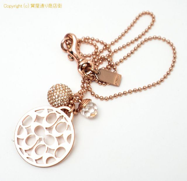 コーチ COACH コーチ ラインストーン ピンクゴールドカラー ネックレス アクセサリー 【 TM2202117 】のオプション紹介画像(4) コーチ COACH コーチ ラインストーン ピンクゴールドカラー ネックレス アクセサリー 【 TM2202117 】のオプション紹介画像(4)