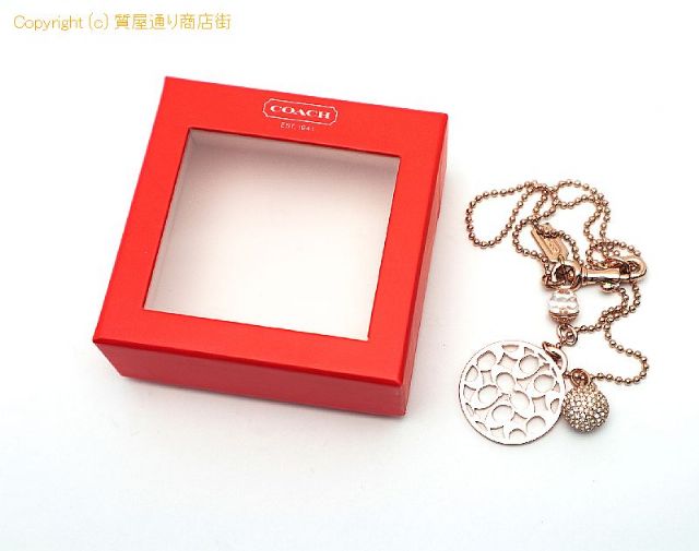 コーチ COACH コーチ ラインストーン ピンクゴールドカラー ネックレス アクセサリー 【 TM2202117 】のオプション紹介画像(5) コーチ COACH コーチ ラインストーン ピンクゴールドカラー ネックレス アクセサリー 【 TM2202117 】のオプション紹介画像(5)
