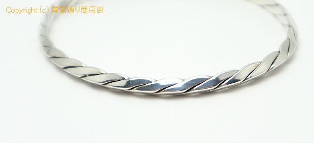 ティファニー ティファニー ツイストバングル SV925 16.4g 【 TM2203031 】のオプション紹介画像(4) ティファニー ティファニー ツイストバングル SV925 16.4g 【 TM2203031 】のオプション紹介画像(4)