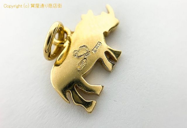 Pomellato ポメラート DODO ドド チャーム 750 K18 18金イエローゴールド サイ ペンダント チャーム アクセサリー 【 TM2203086 】のオプション紹介画像(3) Pomellato ポメラート DODO ドド チャーム 750 K18 18金イエローゴールド サイ ペンダント チャーム アクセサリー 【 TM2203086 】のオプション紹介画像(3)